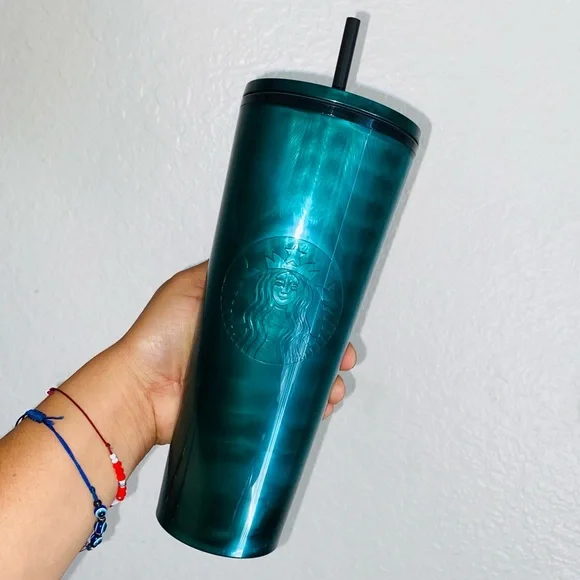 🛑 CLEARANCE New Starbucks 24oz venti tumbler. Rare. Emerald green - Picture 4 of 4